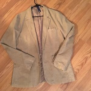 Blazer H&M Suede Kaki